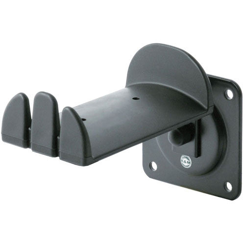 K&M 16310-BLACK Stand AV Monitor - K&M 16310 Wall Mount Headphone Holder