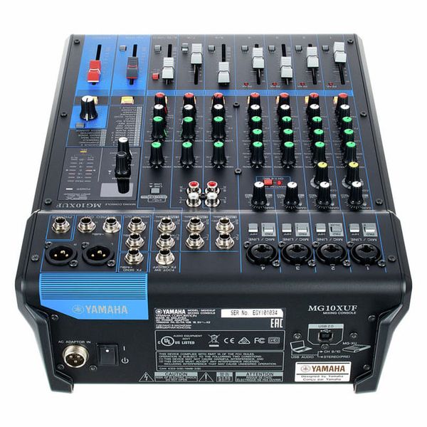 YAMAHA MG10XUF -10-Channel Mixing Console w/effects / with faders