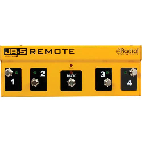 Radial JR5 - Radial Engineering JR5 Remote Footswitch For JX44 Air Control Guitar Signal Manager