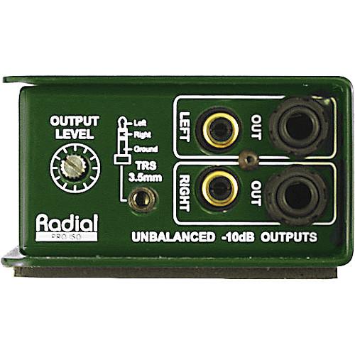 Radial Pro-Iso - Radial Engineering PRO-ISO 4-10 DB Stereo Line Isolator