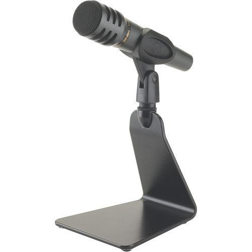 K&M 23250-BLACK Stand Mic - K&M 23250 Design Microphone Table Stand
