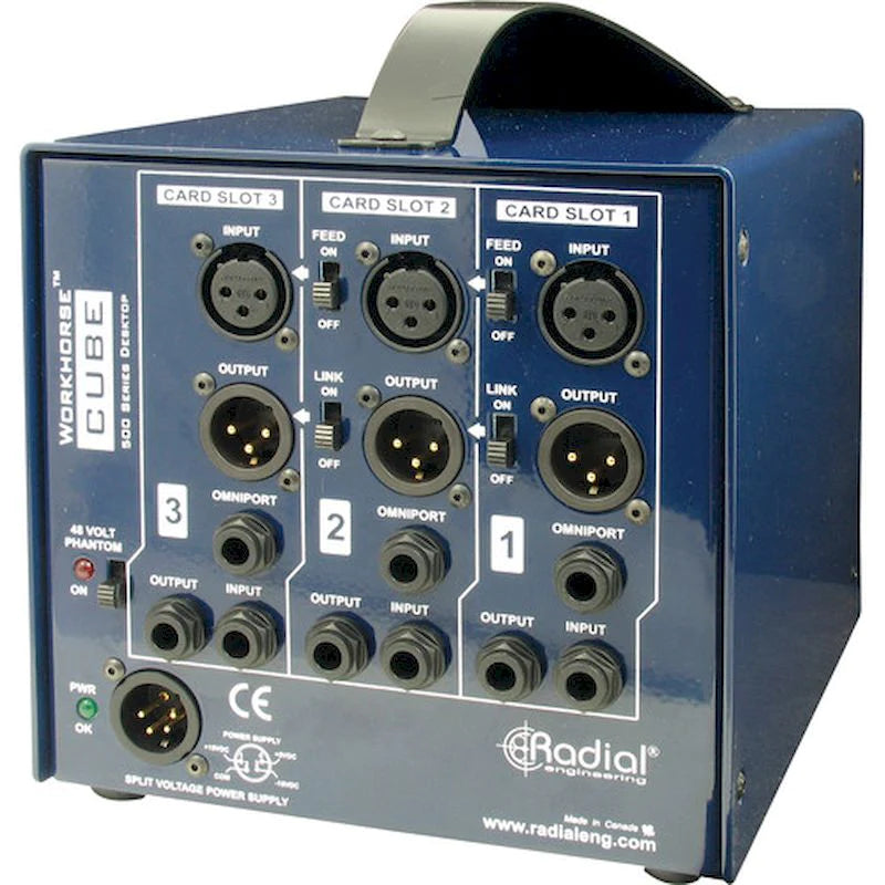 Radial Cube - Radial Engineering CUBE 500 SerIes 3-Space Desktop Power Rack