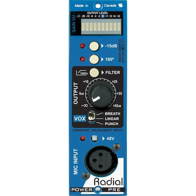 Radial PowerPre - Radial Engineering POWERPRE Microphone Preamplifier