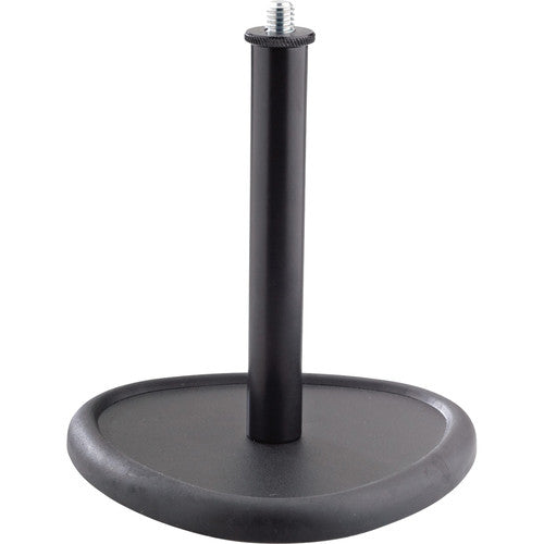 K&M 23230-BLACK Stand Mic - K&M 23230 Tabletop Microphone Stand (Black)