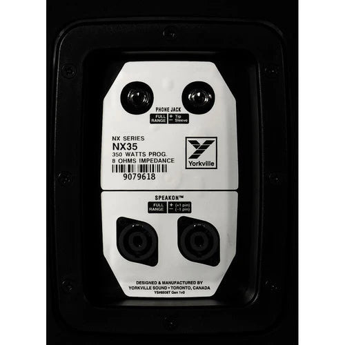 YORKVILLE NX35-2 - Yorkville NX35-2 12" NX Series 2-Way Passive 500W Loudspeaker