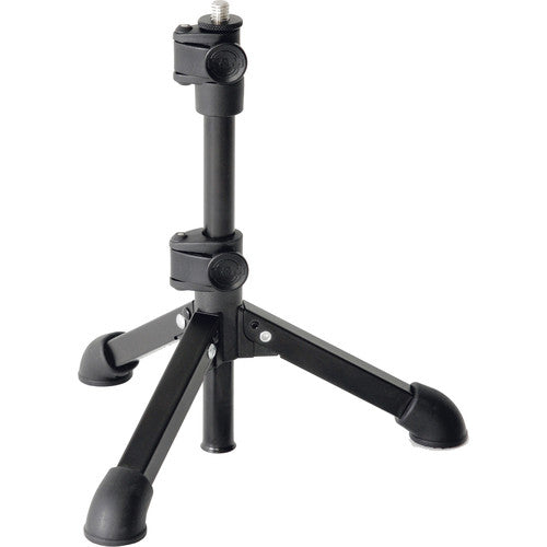 K&M 23150 Tabletop Microphone Stand (Black) 1/4“ thread