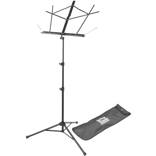 ON STAGE SM7222BB - On-Stage Tripod-Base Sheet Music Stand with Bag (Black)