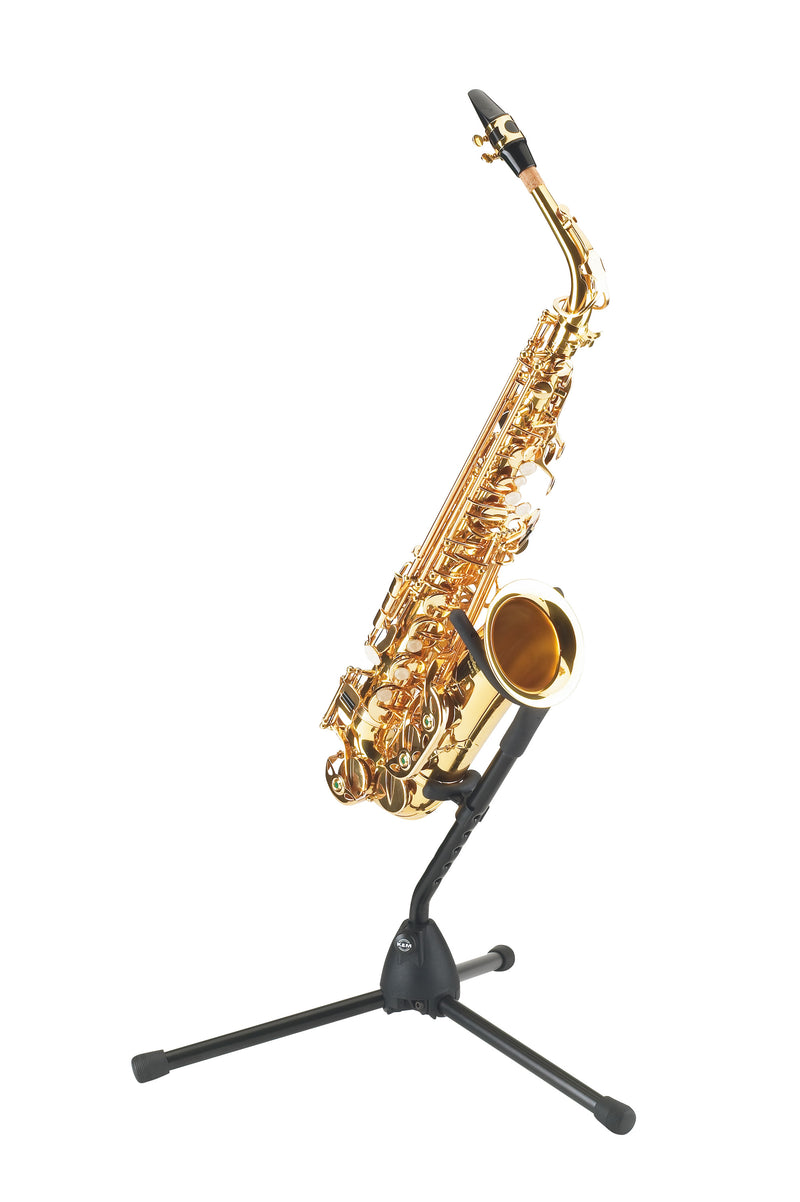 K&M 14300-BLACK Stand Instrument - 14300 Saxophone stand