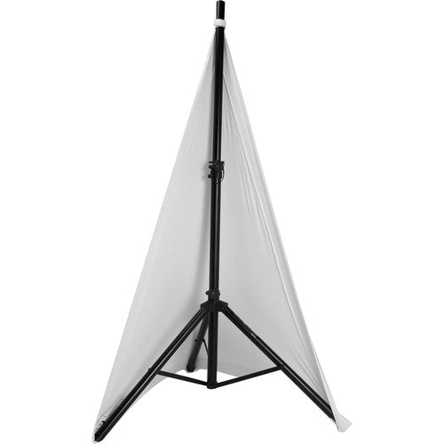 ON STAGE SSA100W - On-Stage SSA100 Speaker/Lighting Stand Skirt (White)