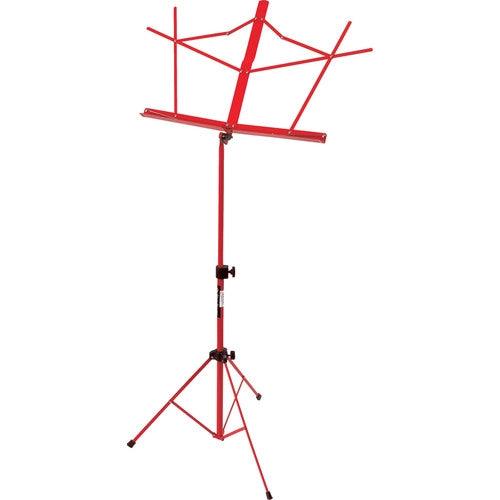 ON STAGE SM7222RB - On-Stage SM7122RB Compact Sheet Music Stand (Red, with Bag)