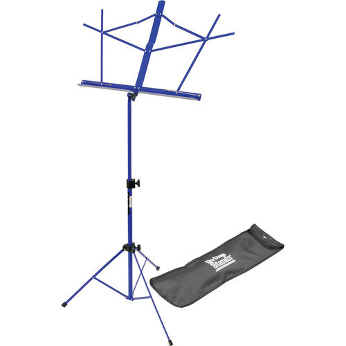 ON STAGE SM7122DBB - On-Stage SM7122DBB Compact Sheet Music Stand (Dark Blue, with Bag)
