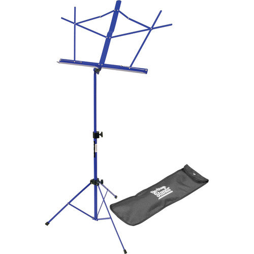 ON STAGE SM7222DBB - On-Stage SM7122DBB Compact Sheet Music Stand (Dark Blue, with Bag)