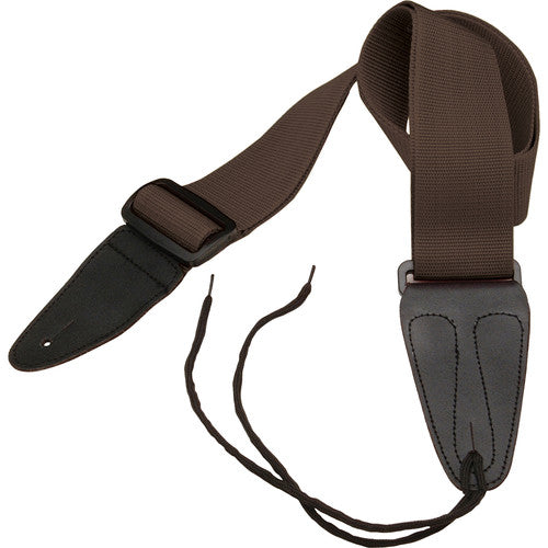 ON STAGE GSA10BR - On-Stage GSA10BR Guitar Strap with Leather Ends (31 to 52", Brown)