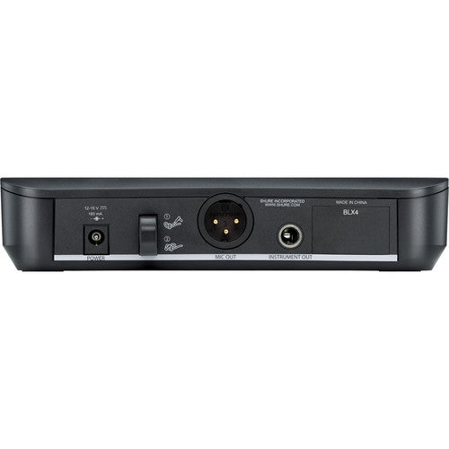 Shure BLX4-H8 518-542 MHZ  (open box) Wireless Diversity Receiver with PS23 & Internal Antennas