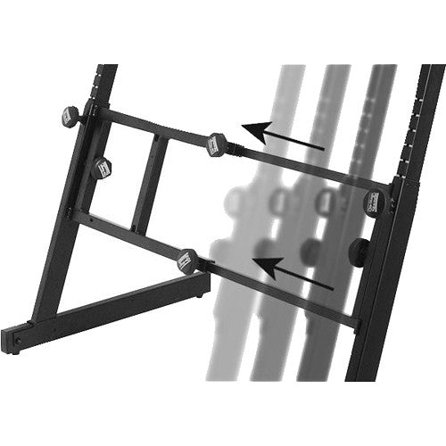 ON STAGE KS7365EJ - On-Stage KS7365EJ Heavy Duty Folding-Z Two-Tier Keyboard Stand