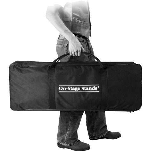 ON STAGE MSB-6500 - On-Stage MSB6500 Mic Stand Bag - holds 3 Round Base, 3 Hex Base Microphone Stands or Various Booms