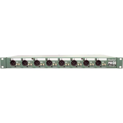 Radial ProD8 - Radial Engineering PROD8 8 Channel Rackmount Passive Direct Box