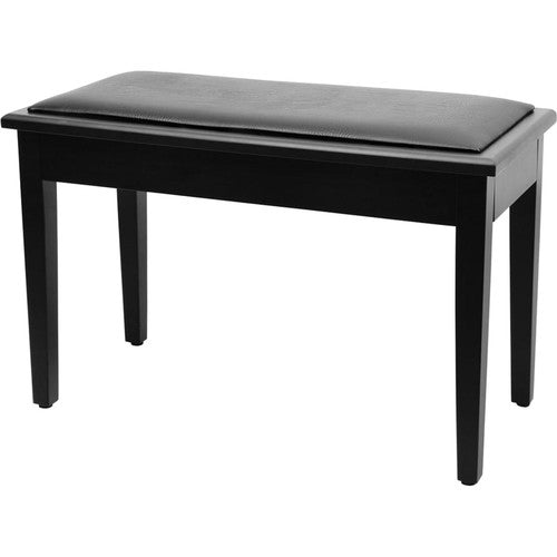 ON STAGE KB8904B - On-Stage Deluxe Piano Bench with Storage Compartment