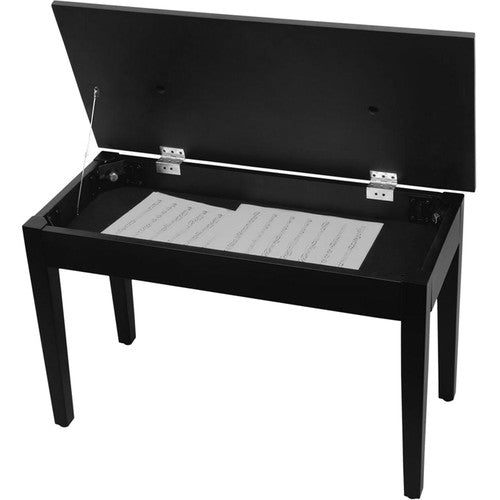 ON STAGE KB8904B - On-Stage Deluxe Piano Bench with Storage Compartment