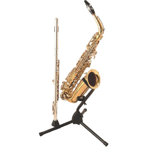 ON STAGE SXS7101B - On-Stage SXS7101B Alto-Tenor Sax Stand with Flute Peg