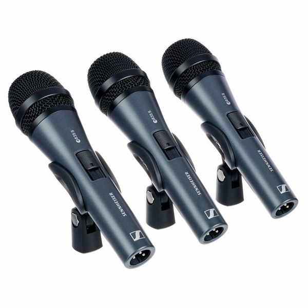 SENNHEISER 3-PACK E835S - Microphone 3 pack set (with switch on/off)