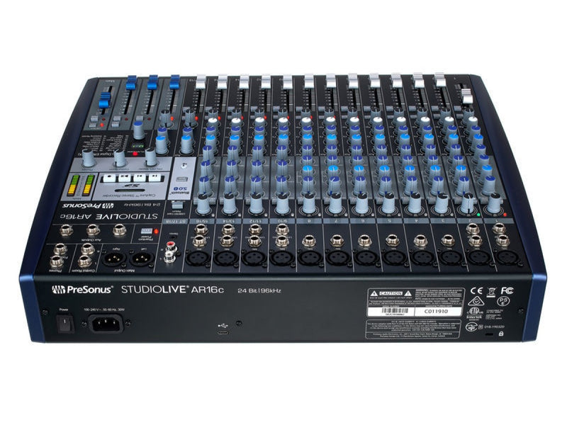 PRESONUS StudioLive-AR16C - 18-channel USB-C Audio Interface / Analog Mixer / Stereo SD Recorder