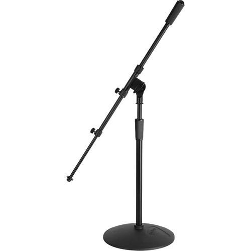 ON STAGE MS9417 - On-Stage MS9417 Pro Kick/Amp Mic Stand with Telescoping Shaft and Adjustable Boom (Height: 17 to 28.5")