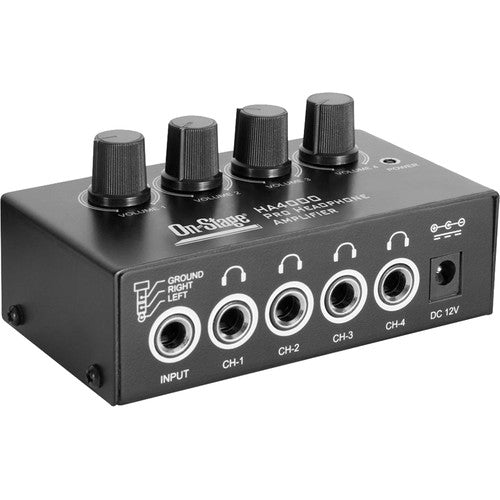 ON STAGE HA4000 - On-Stage HA4000 Pro Headphone Amplifier