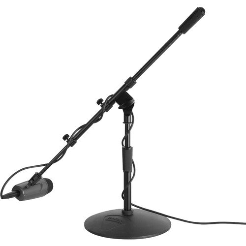 ON STAGE MS9409 - On-Stage MS9409 Pro Kick Drum Mic Stand with Telescoping Shaft and Adjustable Boom (Height: 9 to 13")