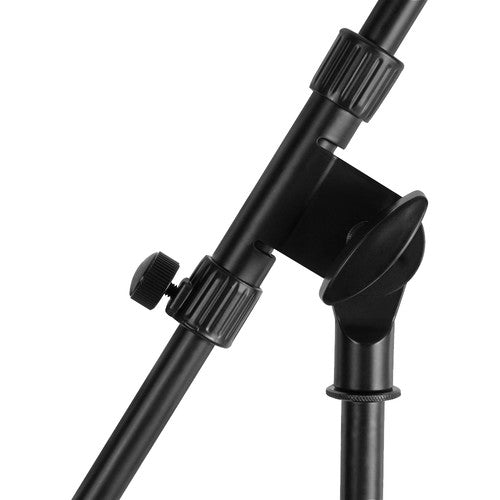 ON STAGE MS9417 - On-Stage MS9417 Pro Kick/Amp Mic Stand with Telescoping Shaft and Adjustable Boom (Height: 17 to 28.5")