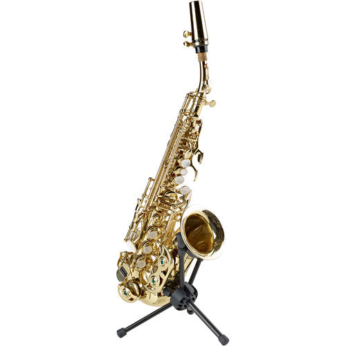 K&M 14355-BLACK Stand Instrument - K&M 14355 Soprano Saxophone Stand "Saxxy" (Black)