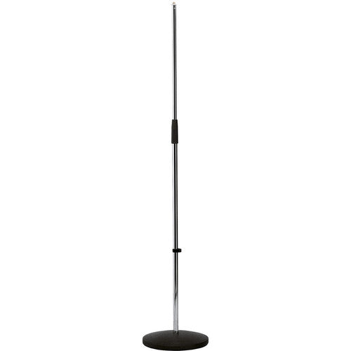 K&M 260/1-CHROME Stand Mic - K&M 260/1 Round Base Microphone Stand (Chrome)