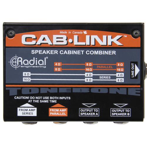 Radial CabLink - Radial Engineering CABLINK Instrument-Selector Pedal For Electric Guitars Amp Basses