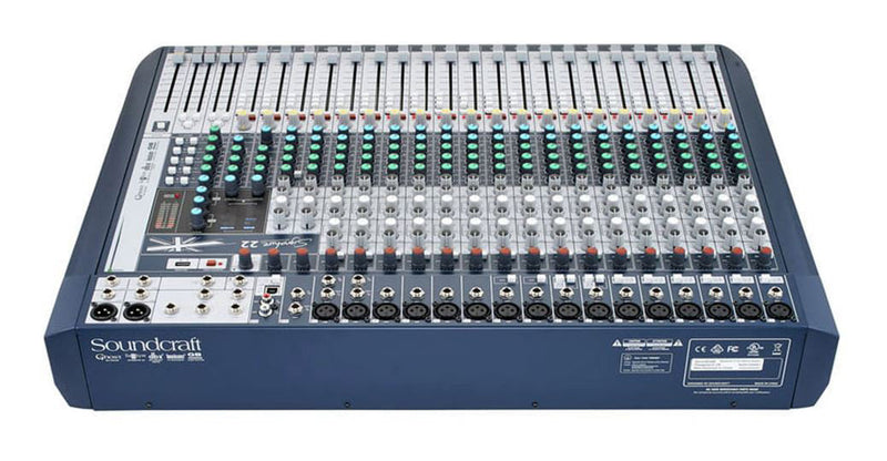 SOUNDCRAFT SIGNATURE 22MTK - Multi-track USB analog 22 inputs mixer