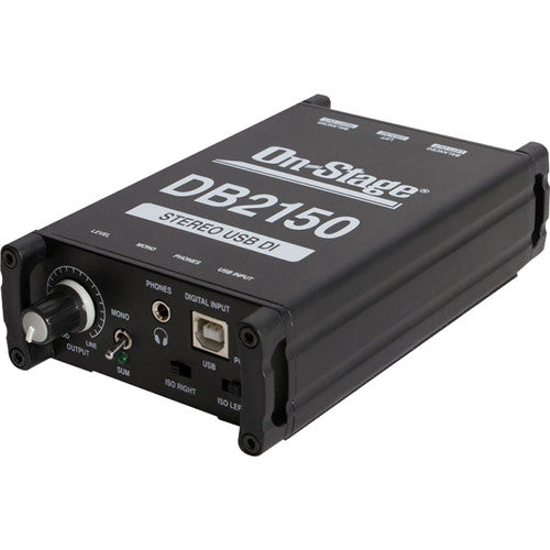 ON STAGE DB2150 - On-Stage DB2150 Stereo USB DAC - Direct Box