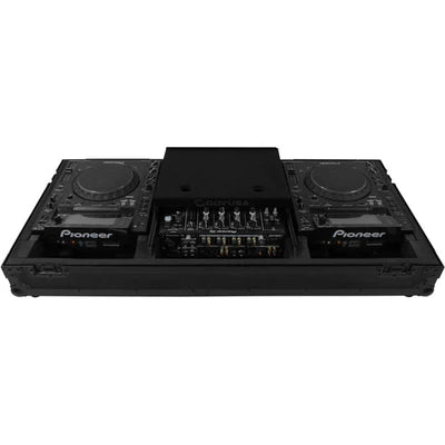 Odyssey FZGSL12CDJWRBL Case DJ Gear - Odyssey Black Label Universal CD/Digital Media Player DJ Coffin with Wheels