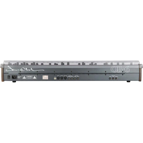 DECKSAVER DS-PC-OB6 - Decksaver DS-PC-OB6 Cover for Dave Smith Instruments OB-6 (Smoked/Clear)