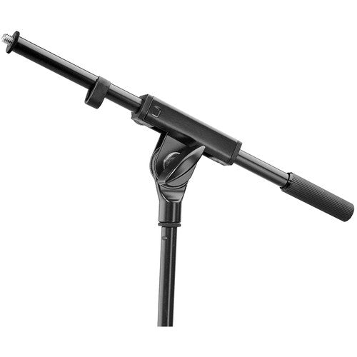 K&M 21160-BLACK Stand Mic - K&M 21160B Microphone Stand Boom Arm - Measures 15.5" (393.7mm) (Black)