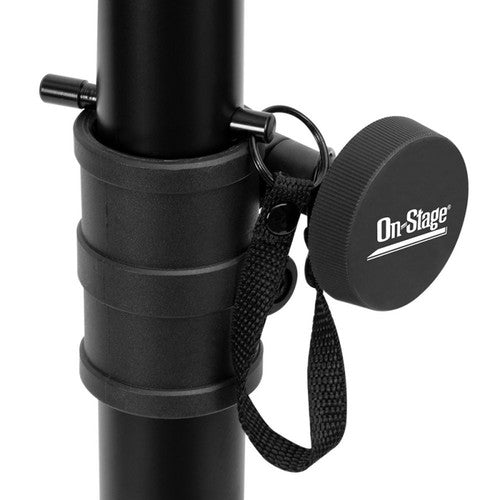 ON STAGE SS7761B - On-Stage SS-7761B - Lightweight Aluminum Reversible Shaft Speaker Stand