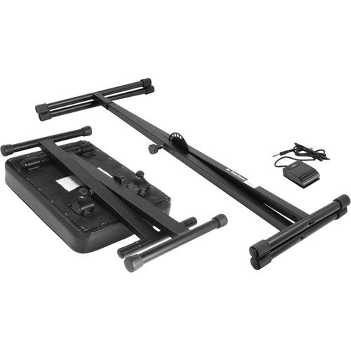 ON STAGE KPK6520-CB - On-Stage Keyboard Stand and Bench Pack with Keyboard Sustain Pedal