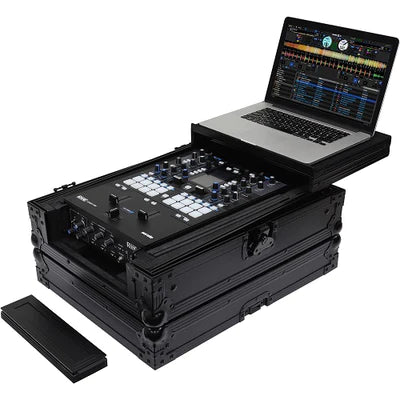 Odyssey FZGS12MX1XDBL DJ Case - Odyssey FZGS12MX1XDBL - Black 12″ Format DJ Mixer Case with Extra Deep Rear Compartment