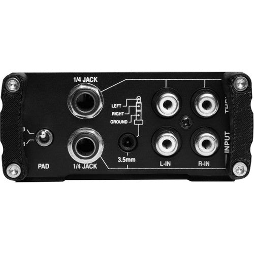 ON STAGE DB1050 - On-Stage DB1050 Passive Multimedia DI Box with Stereo-to-Mono Summing