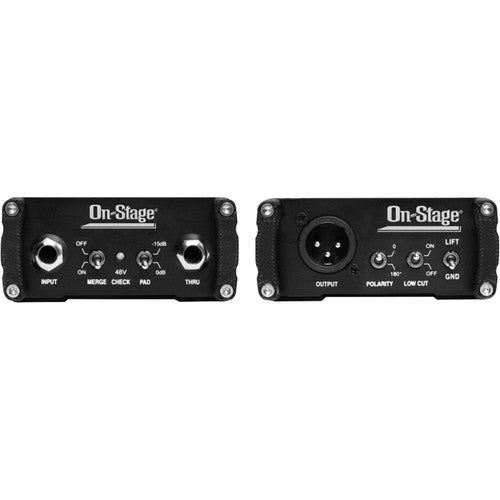 ON STAGE DB1100 - On-Stage DB1100 Active DI Box with Stereo-to-Mono Summing