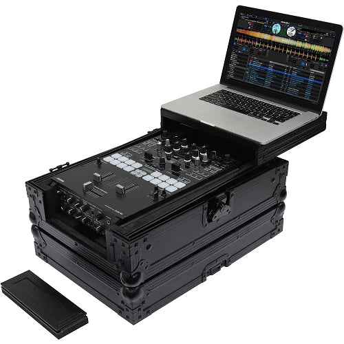 Odyssey FZGS10MX1XDBL DJ Case - ODYSSEY FZGS10MX1XDBL Black 10″ Format DJ Mixer Case with Extra Deep Rear Compartment