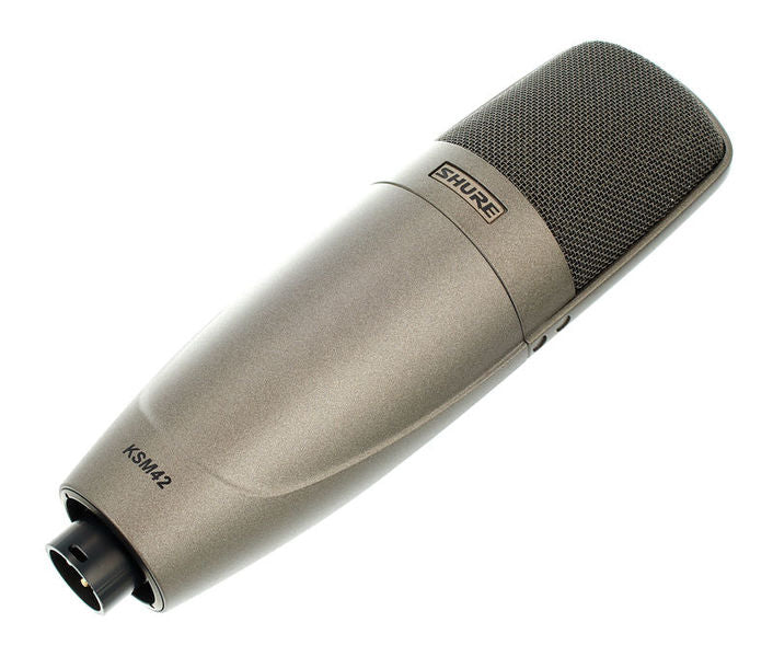 Shure KSM42/SG - Cardioid Condenser Microphone with A42SM & Case -Sable Grey