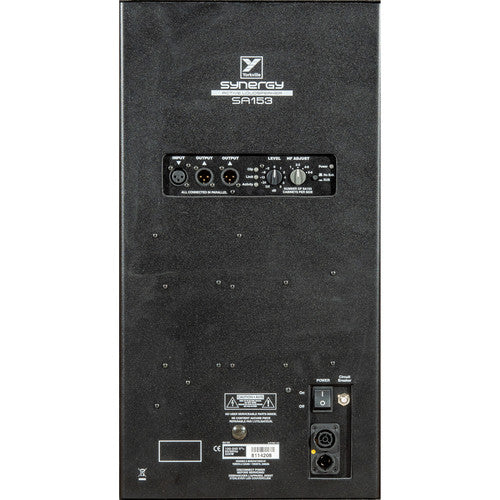 YORKVILLE SA153 - Yorkville SA153 Synergy Array Series 15" 3-Way Powered Portable PA Speaker