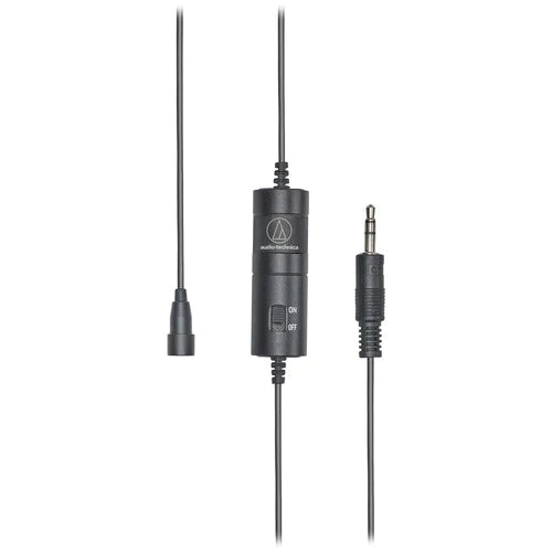 Audio-Technica ATR3350XIS Omnidirectional Condenser Lavalier Microphone For Smartphones
