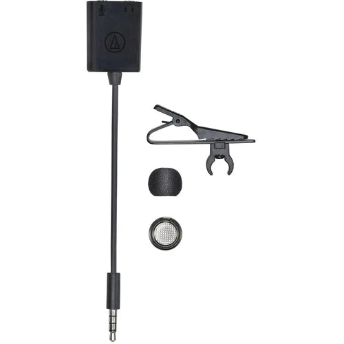 Audio-Technica ATR3350XIS Omnidirectional Condenser Lavalier Microphone For Smartphones