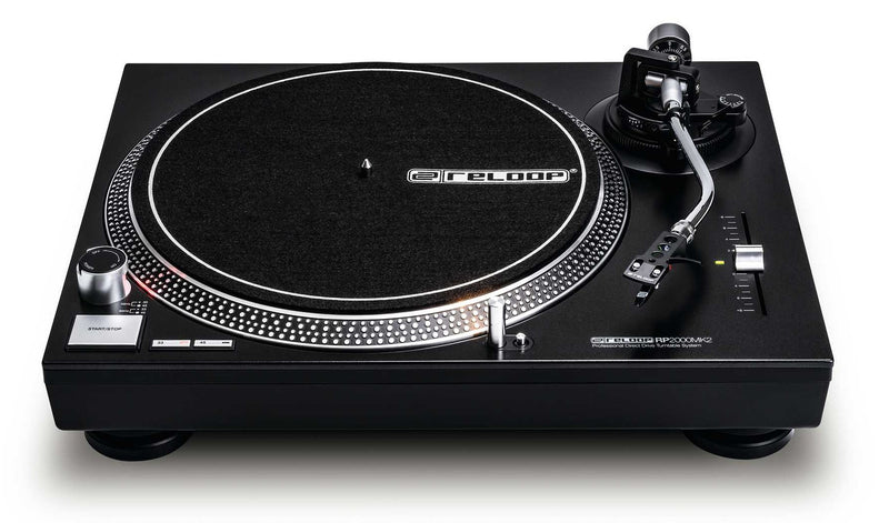 RELOOP RP-2000MK2 - Quartz-driven DJ turntable with direct drive (PROMO FREE TONE ARM CLEANING SET)