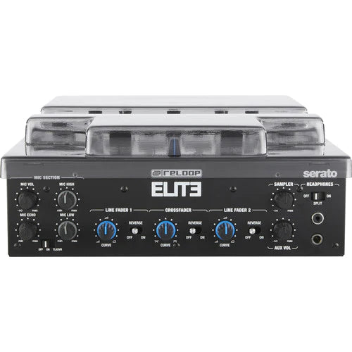 DECKSAVER DS-PC-ELITE - Decksaver DS-PC-ELITE Reloop Elite Cover for Reloop Elite Mixers (Smoked Clear)